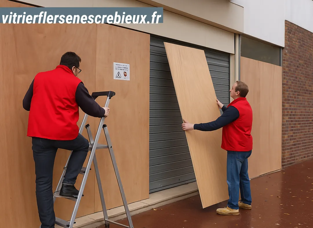 Mise en sécurité fermeture provisoire Flers-en-Escrebieux