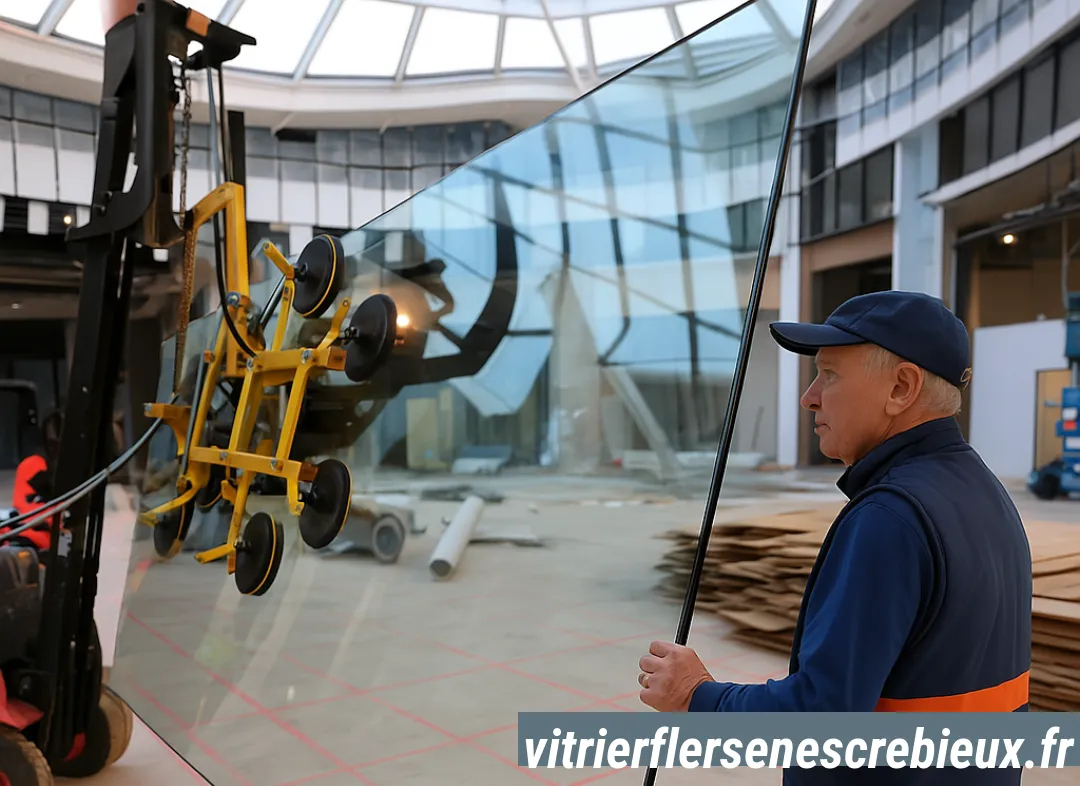 Remplacement de vitrine magasin Flers-en-Escrebieux